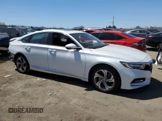 2019 Honda Accord EX-L with VIN 1HGCV2F59KA010036, listed as a Copart auction lot 64621555 with 63,007 mi miles and Salvage title. Bid and sale history available at DreamBid. Image 4.