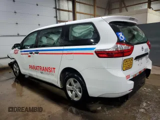 2017 Toyota Sienna L with VIN 5TDZZ3DC9HS879994, listed as a Copart auction lot 41584485 with 123,087 mi miles and Salvage Title. Bid and sale history available at DreamBid. Image 2.