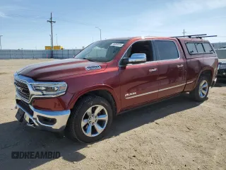 2019 Ram 1500 Limited with VIN 1C6SRFPT5KN652904, listed as a Copart auction lot 74026914 with 71,853 mi miles and Salvage title. Bid and sale history available at DreamBid. Image 1.
