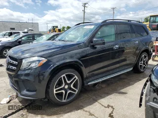 2017 Mercedes-Benz GLS 550 with VIN 4JGDF7DE6HA767061, listed as a Copart auction lot 58401894 with 138,175 mi miles and Salvage Title. Bid and sale history available at DreamBid. Image 1.