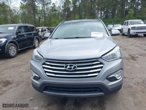2014 Hyundai Santa Fe Limited with VIN KM8SR4HF5EU076887, listed as a IAAI auction lot 41900374 with 124,346 mi miles. Bid and sale history available at carsss.com. Image 6.