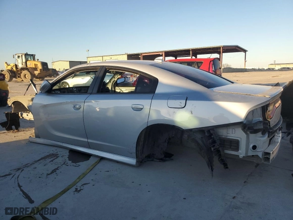 2021 Dodge Charger Scat Pack Widebody with VIN 2C3CDXGJ5MH611866, listed as a Copart auction lot 48150685 with 48,731 mi miles and Salvage Title. Bid and sale history available at carsss.com. Image 2.