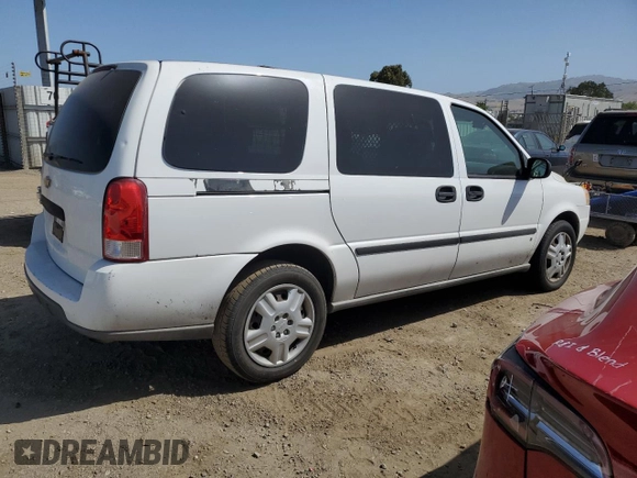 2007 Chevrolet Uplander with VIN 1GNDV13187D143379, listed as a Copart auction lot 55654934 with 236,545 mi miles and Salvage Title. Bid and sale history available at DreamBid. Image 3.
