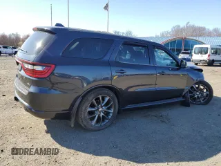 2014 Dodge Durango R/T with VIN 1C4SDJCTXEC306881, listed as a Copart auction lot 53499755 with 108,843 mi miles and Salvage title. Bid and sale history available at DreamBid. Image 3.