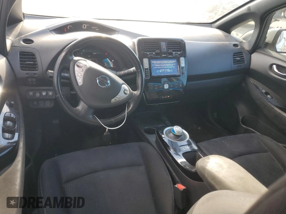 2013 Nissan LEAF SV with VIN 1N4AZ0CP0DC406762, listed as a Copart auction lot 46703895 with 105,689 mi miles and Salvage Title. Bid and sale history available at carsss.com. Image 8.