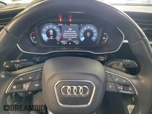 2023 Audi Q3 S line Premium with VIN WA1DECF37P1064251, listed as a IAAI auction lot 42791686 with 56,584 mi miles and . Bid and sale history available at DreamBid. Image 13.