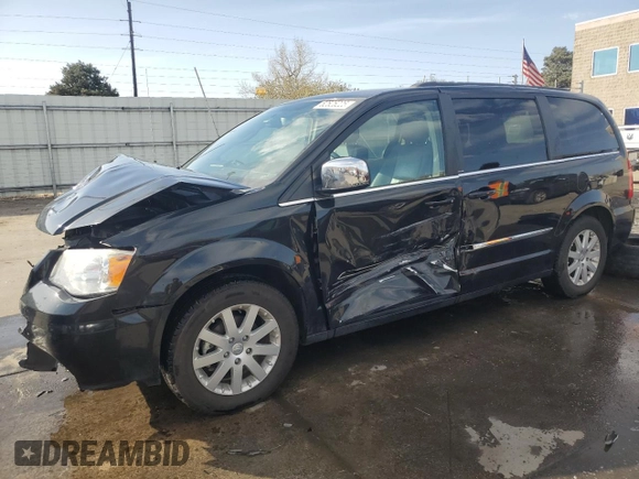 2011 Chrysler Town & Country Touring L with VIN 2A4RR8DG9BR666358, listed as a Copart auction lot 52525225 with 115,936 mi miles and Salvage Title. Bid and sale history available at carsss.com. Image 1.
