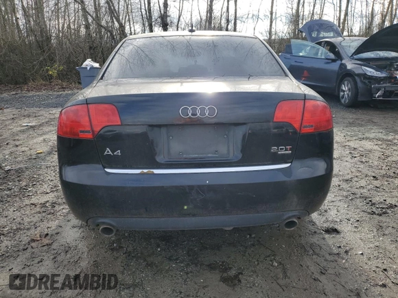 2005 Audi A4 2.0T with VIN WAUDF68E35A488040, listed as a Copart auction lot 82911944 with 0 mi miles and Clean Title. Bid and sale history available at carsss.com. Image 6.