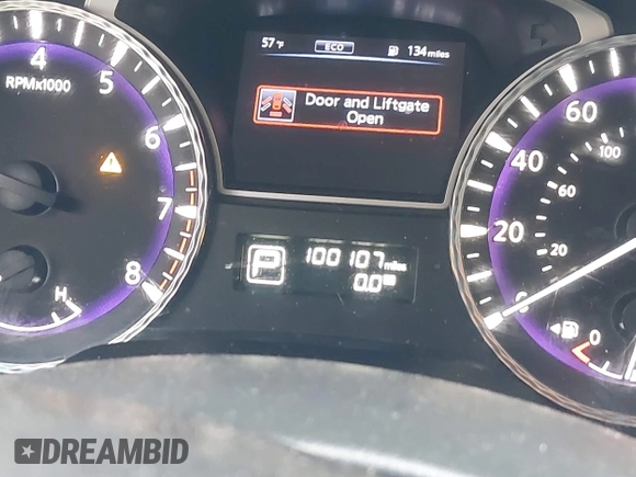 2017 Infiniti QX60 with VIN 5N1DL0MM6HC544028, listed as a IAAI auction lot 39298834 with 100,107 mi miles and . Bid and sale history available at DreamBid. Image 7.