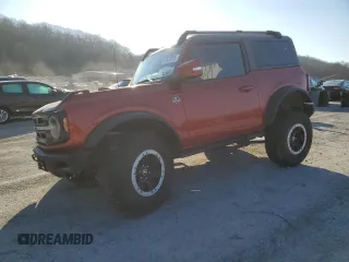 2023 Ford Bronco with VIN 1FMDE5CP1PLB98701, listed as a Copart auction lot 47537875 with 4,297 mi miles and Salvage Title. Bid and sale history available at carsss.com. Image 1.