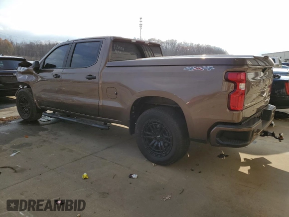 2019 Chevrolet Silverado 1500 Custom with VIN 3GCPYBEH0KG309192, listed as a Copart auction lot 86747434 with 29,629 mi miles and Salvage Title. Bid and sale history available at DreamBid. Image 2.