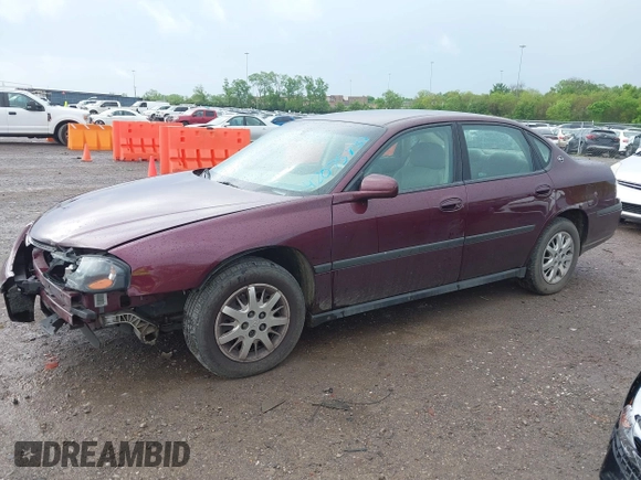 2003 Chevrolet Impala with VIN 2G1WF52E639399868, listed as a IAAI auction lot 42075831 with 155,610 mi miles and . Bid and sale history available at DreamBid. Image 2.