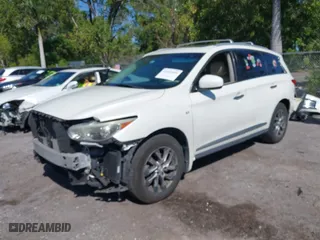 2015 Infiniti QX60 with VIN 5N1AL0MN9FC505314, listed as a IAAI auction lot 41849409 with 166,834 mi miles. Bid and sale history available at carsss.com. Image 17.
