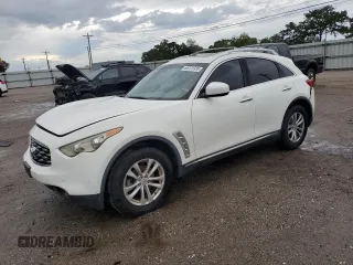 2010 Infiniti FX with VIN JN8AS1MU8AM802764, listed as a Copart auction lot 66101585 with 169,659 mi miles and Salvage title. Bid and sale history available at DreamBid. Image 1.
