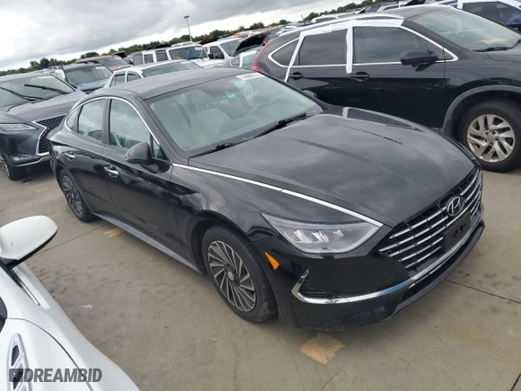 2022 Hyundai Sonata Hybrid SEL with VIN KMHL34JJ2NA048017, listed as a Copart auction lot 74086274 with 0 mi miles and Non Repairable. Bid and sale history available at carsss.com. Image 4.