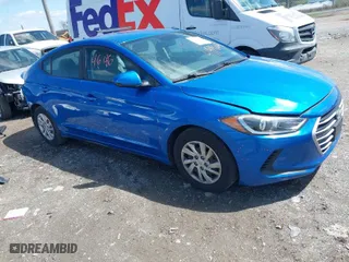 2017 Hyundai Elantra SE with VIN KMHD74LF4HU128066, listed as a IAAI auction lot 41994646 with 95,672 mi miles. Bid and sale history available at carsss.com. Image 1.