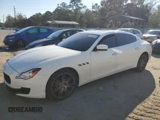 2015 Maserati Quattroporte S Q4 z VIN ZAM56RRA0F1151942, wystawiony jako Copart lot #88632815 z przebiegiem 28 821 mil mil oraz Szkody całkowita. Historia ofert i sprzedaży dostępna na DreamBid. Obrazek 1.