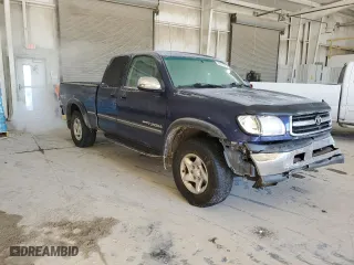 2002 Toyota Tundra SR5 with VIN 5TBBT44162S295589, listed as a Copart auction lot 46165925 with 187,857 mi miles and Salvage Title. Bid and sale history available at carsss.com. Image 4.