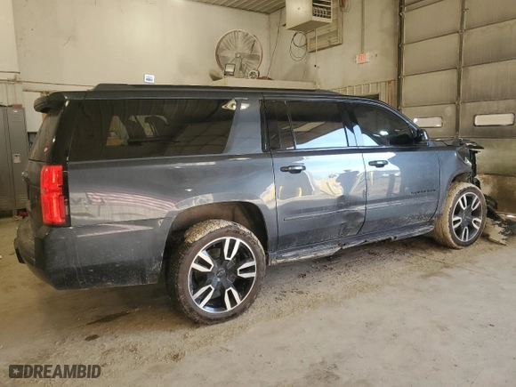 2020 Chevrolet Suburban Premier with VIN 1GNSKJKC7LR260712, listed as a Copart auction lot 45526885 with 94,786 mi miles and Salvage Title. Bid and sale history available at carsss.com. Image 3.