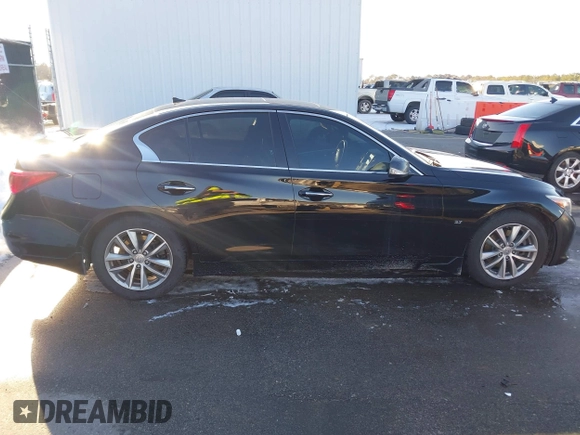 2015 Infiniti Q50 with VIN JN1BV7AP2FM332850, listed as a IAAI auction lot 41345734 with 197,874 mi miles. Bid and sale history available at carsss.com. Image 13.