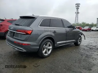 2021 Audi Q7 Premium with VIN WA1AJAF73MD023311, listed as a Copart auction lot 57396725 with 94,655 mi miles and Salvage title. Bid and sale history available at DreamBid. Image 3.