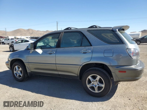 2001 Lexus RX 300 with VIN JTJGF10U410091732, listed as a Copart auction lot 68495234 with 222,902 mi miles and Salvage Title. Bid and sale history available at carsss.com. Image 2.