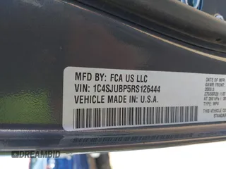 2024 Jeep Wagoneer Series II с VIN 1C4SJUBP5RS126444, выставлен на аукционе IAAI как лот 41735207 с пробегом 43 102 миль миль и . История ставок и продаж доступна на DreamBid. Изображение 9.