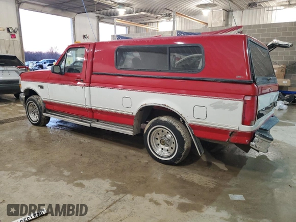 1995 Ford F-150 with VIN 1FTEF14N7SLC00309, listed as a Copart auction lot 81805044 with 94,407 mi miles and Salvage Title. Bid and sale history available at carsss.com. Image 2.