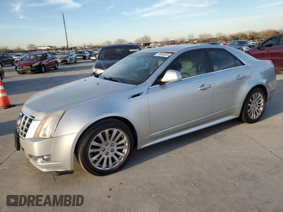 2013 Cadillac CTS Premium with VIN 1G6DP5E35D0106207, listed as a Copart auction lot 88668805 with 195,659 mi miles and Clean Title. Bid and sale history available at DreamBid. Image 1.