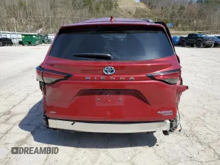 2024 Toyota Sienna Platinum z VIN 5TDESKFC3RS134363, wystawiony jako Copart lot #50130505 z przebiegiem 16 256 mil mil oraz Szkoda całkowita • Salvage title. Historia ofert i sprzedaży dostępna na DreamBid. Obrazek 6.
