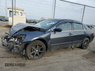 2003 Honda Accord EX z VIN 1HGCM66593A092376, wystawiony jako Copart lot #54482495 z przebiegiem 197 603 mil mil oraz Szkoda całkowita • Salvage title. Historia ofert i sprzedaży dostępna na DreamBid. Obrazek 1.