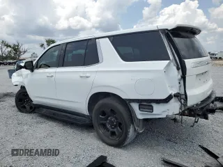 2023 Chevrolet Tahoe Commercial with VIN 1GNSCLEDXPR411626, listed as a Copart auction lot 55995715 with Not provided miles and Salvage title. Bid and sale history available at DreamBid. Image 2.