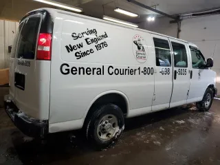 2017 Chevrolet Express Cargo Van with VIN 1GCWGBFF7H1103452, listed as a Copart auction lot 44024895 with 250,899 mi miles and Clean Title. Bid and sale history available at carsss.com. Image 3.