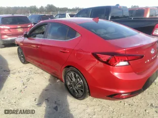 2019 Hyundai Elantra SEL with VIN 5NPD84LF4KH486061, listed as a IAAI auction lot 40950500 with 80,290 mi miles. Bid and sale history available at carsss.com. Image 3.
