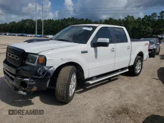 2007 Ford F-150 XLT with VIN 1FTPW12V27KD37683, listed as a Copart auction lot 61747115 with 189,674 mi miles and Salvage title. Bid and sale history available at DreamBid. Image 1.