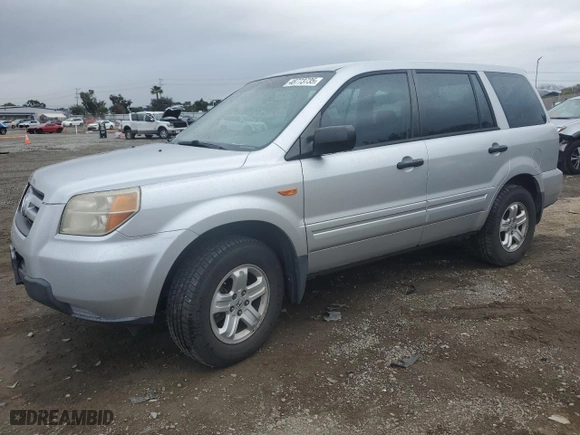2007 Honda Pilot LX with VIN 5FNYF28107B011151, listed as a Copart auction lot 48773735 with 151,170 mi miles and Salvage Title. Bid and sale history available at carsss.com. Image 1.