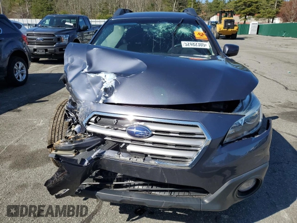 2016 Subaru Outback 2.5i Premium with VIN 4S4BSACC2G3310962, listed as a Copart auction lot 52482305 with 126,089 mi miles and Salvage Title. Bid and sale history available at carsss.com. Image 5.