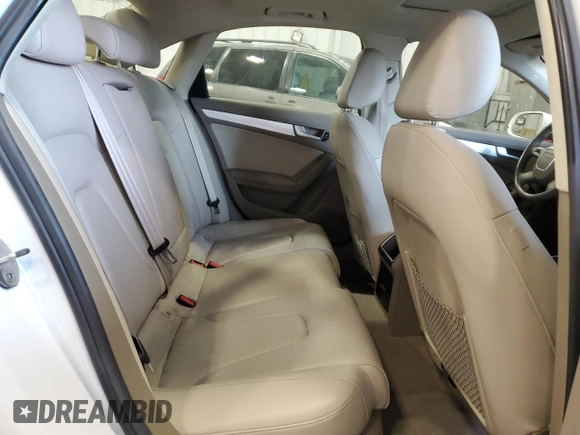 2012 Audi A4 Premium with VIN WAUDFAFL9CA116509, listed as a Copart auction lot 87461174 with 104,326 mi miles and Non Repairable. Bid and sale history available at carsss.com. Image 10.