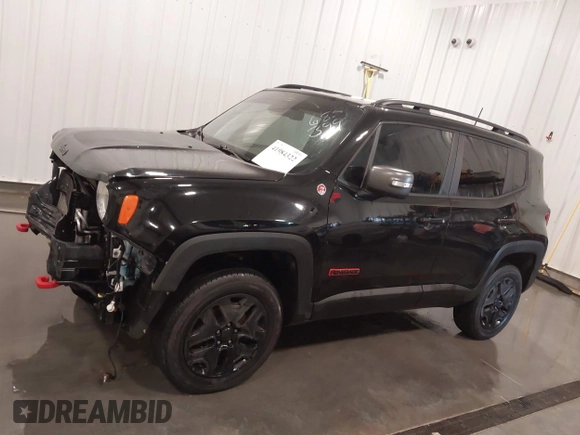2018 Jeep Renegade Trailhawk z VIN ZACCJBCB7JPH91187, wystawiony jako IAAI lot #41984322 z przebiegiem 72 881 mil mil oraz . Historia ofert i sprzedaży dostępna na DreamBid. Obrazek 15.