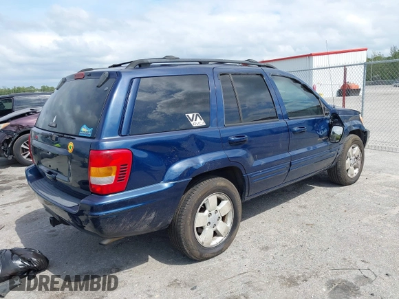 2001 Jeep Grand Cherokee Limited with VIN 1J4GX58S01C657436, listed as a IAAI auction lot 42102133 with 194,897 mi miles and . Bid and sale history available at DreamBid. Image 4.