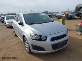 2016 Chevrolet Sonic LT with VIN 1G1JC5SG4G4148571, listed as a IAAI auction lot 41701301 with 1 mi miles. Bid and sale history available at carsss.com. Image 1.