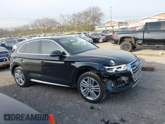 2019 Audi Q5 Prestige with VIN WA1CNAFY2K2055259, listed as a IAAI auction lot 41761227 with 48,983 mi miles. Bid and sale history available at carsss.com. Image 13.