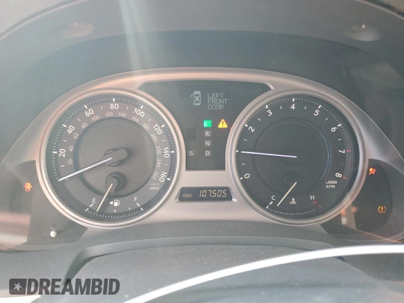 2008 Lexus IS 250 with VIN JTHBK262682078241, listed as a Copart auction lot 54893905 with 107,505 mi miles and Salvage Title. Bid and sale history available at carsss.com. Image 9.