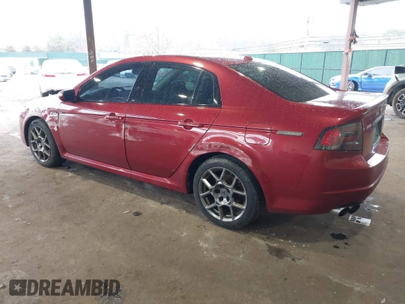 2008 Acura TL Type-S with VIN 19UUA76568A006368, listed as a IAAI auction lot 42026607 with 242,152 mi miles. Bid and sale history available at carsss.com. Image 3.