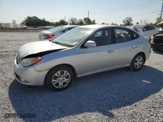 2010 Hyundai Elantra GLS with VIN KMHDU4AD8AU192644, listed as a Copart auction lot 53327075 with 203,205 mi miles and Salvage Title. Bid and sale history available at carsss.com. Image 1.