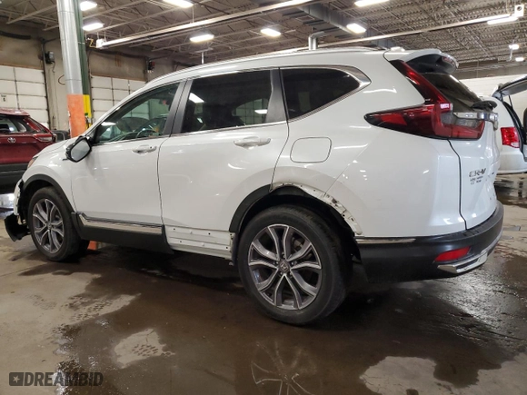2021 Honda CR-V Hybrid Touring with VIN 7FART6H94ME026679, listed as a Copart auction lot 47867735 with 71,857 mi miles and Salvage Title. Bid and sale history available at carsss.com. Image 2.