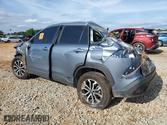 2024 Toyota Corolla Cross Hybrid S with VIN 7MUFBABG1RV040432, listed as a Copart auction lot 61192665 with 37,683 mi miles and Salvage title. Bid and sale history available at DreamBid. Image 2.