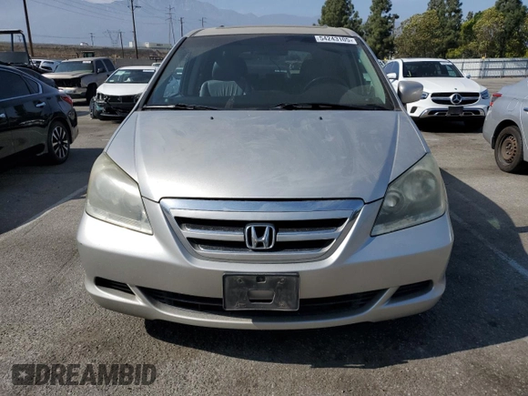 2007 Honda Odyssey EX-L with VIN 5FNRL38727B107578, listed as a Copart auction lot 54243105 with 181,524 mi miles and Salvage Title. Bid and sale history available at carsss.com. Image 5.