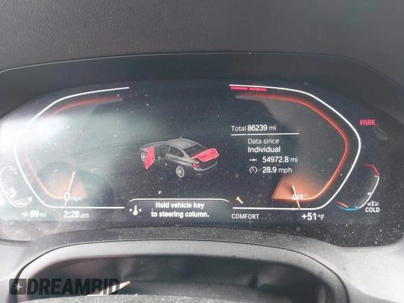 2021 BMW 3 Series 330i xDrive with VIN 3MW5R7J03M8C09356, listed as a IAAI auction lot 41804038 with 86,239 mi miles and . Bid and sale history available at DreamBid. Image 7.