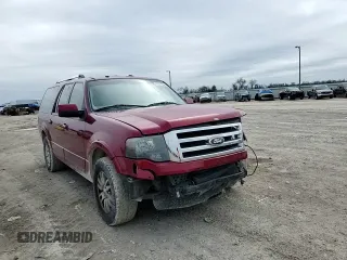 2014 Ford Expedition Max Limited with VIN 1FMJK1K53EEF18445, listed as a Copart auction lot 45211635 with 223,355 mi miles and Salvage title. Bid and sale history available at DreamBid. Image 12.